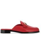 Salvatore Ferragamo Double Gancio Mules - Red