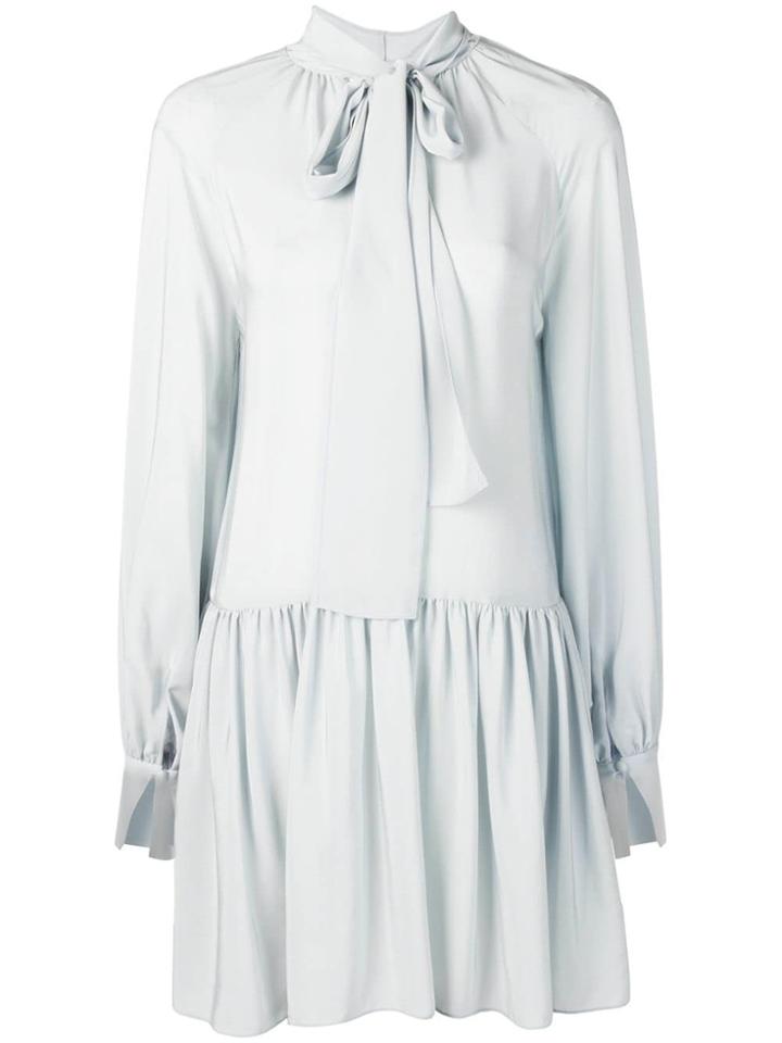 Stella Mccartney Tie Neck Dress - Grey