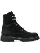 Moncler Lace-up Chunky Boots - Black