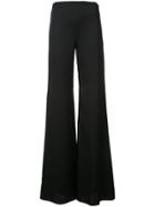 Vionnet Flared Trousers - Black