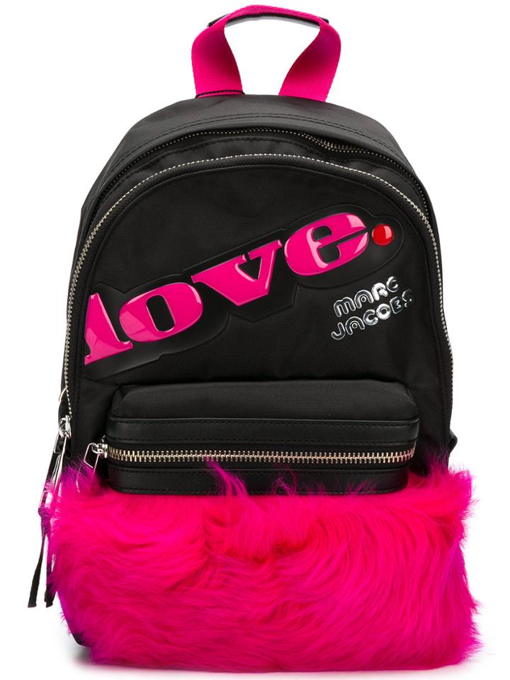 Marc Jacobs Patched Backpack - Black