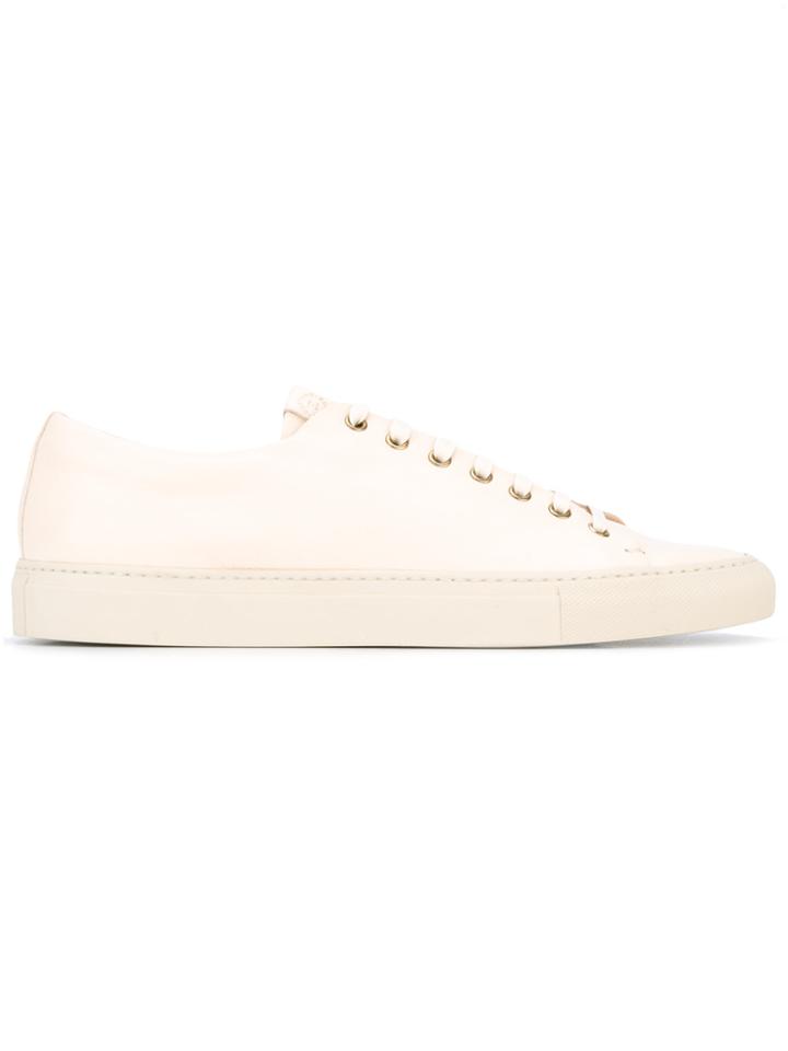 Buttero Classic Lace-up Sneakers - White