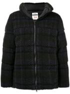 Coohem Plaid Tweed Jacket - Black