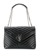 Saint Laurent - Large Monogram College Bag - Women - Leather/metal - One Size, Women's, Black, Leather/metal