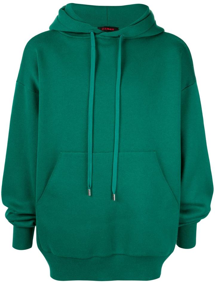 Caban Long Sleeve Hoodie - Green
