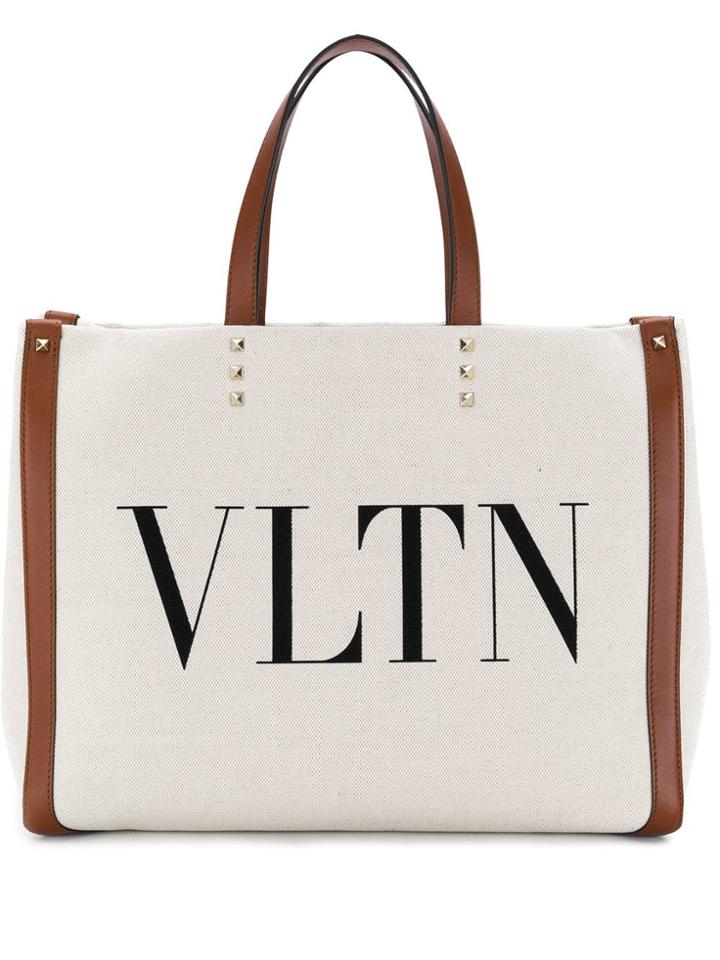 Valentino Valentino Garavani Rockstud Vltn Tote - Neutrals
