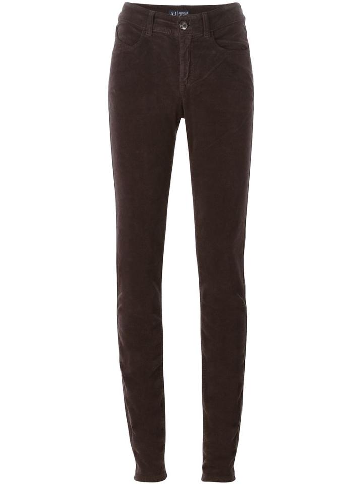 Armani Jeans Velvet Skinny Jeans