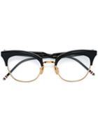 Thom Browne Cat Eye Shaped Frames, Blue, Acetate/metal (other)/18kt Gold