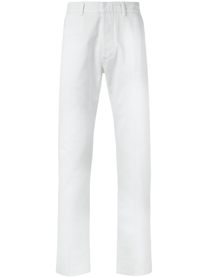 Tom Ford Twill Chinos, Men's, Size: 34, White, Cotton