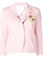 Thom Browne Patch Pockets Grosgrain Sport Coat - Pink