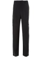 Tony Cohen - Side Stripe Trousers - Women - Silk/polyester - 42, Black, Silk/polyester