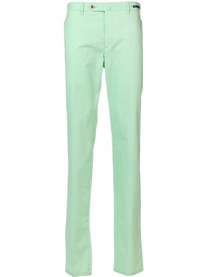 Pt01 Slim-fit Tailored Trousers - Green