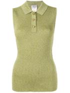 Chanel Pre-owned Sleeveless Tops - Green