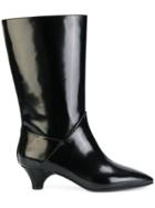 Marni Mid-calf Sheen Boots - Black