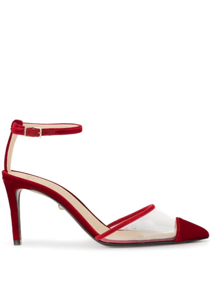 Alevì Mid-heel Pumps - Red