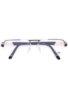 Cazal - Rectangle Frame Glasses - Men - Acetate/titanium - 57, Black, Acetate/titanium