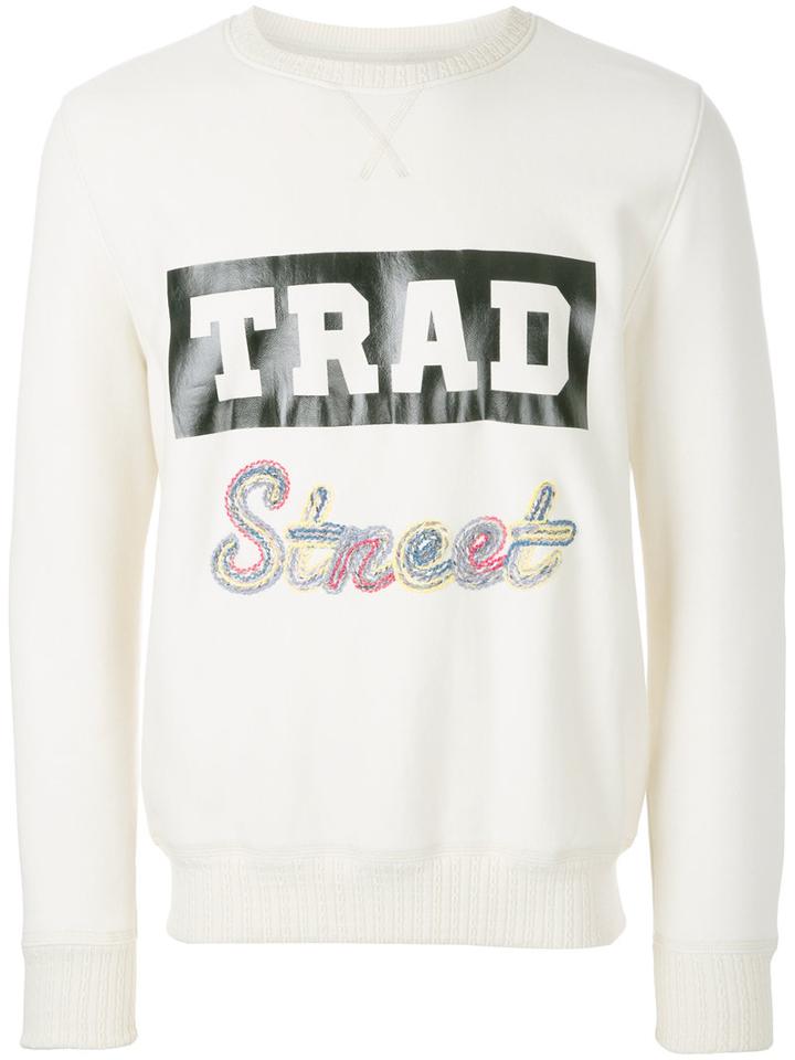 Coohem Fancy Sweatshirt, Men's, Size: 48, White, Cotton