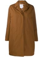 Aspesi Boxy Single-breasted Coat - Brown