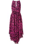 Milly Vena Dress, Women's, Size: 6, Pink/purple, Polyester/nylon/spandex/elastane/silk