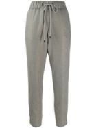Peserico Tapered Panel Jogging Trousers - Grey