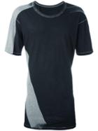 11 By Boris Bidjan Saberi Faded Effect T-shirt, Men's, Size: Large, Black, Cotton