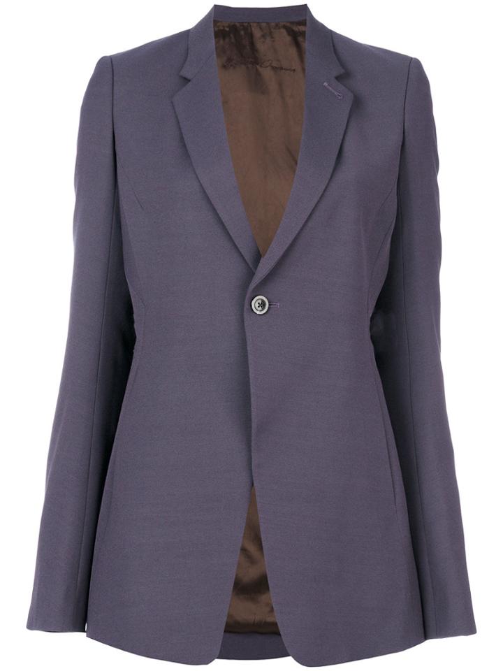 Rick Owens Single Button Blazer - Pink & Purple