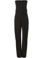 Maison Margiela Strapless Jumpsuit, Women's, Size: 40, Black, Polyamide/spandex/elastane/viscose/virgin Wool