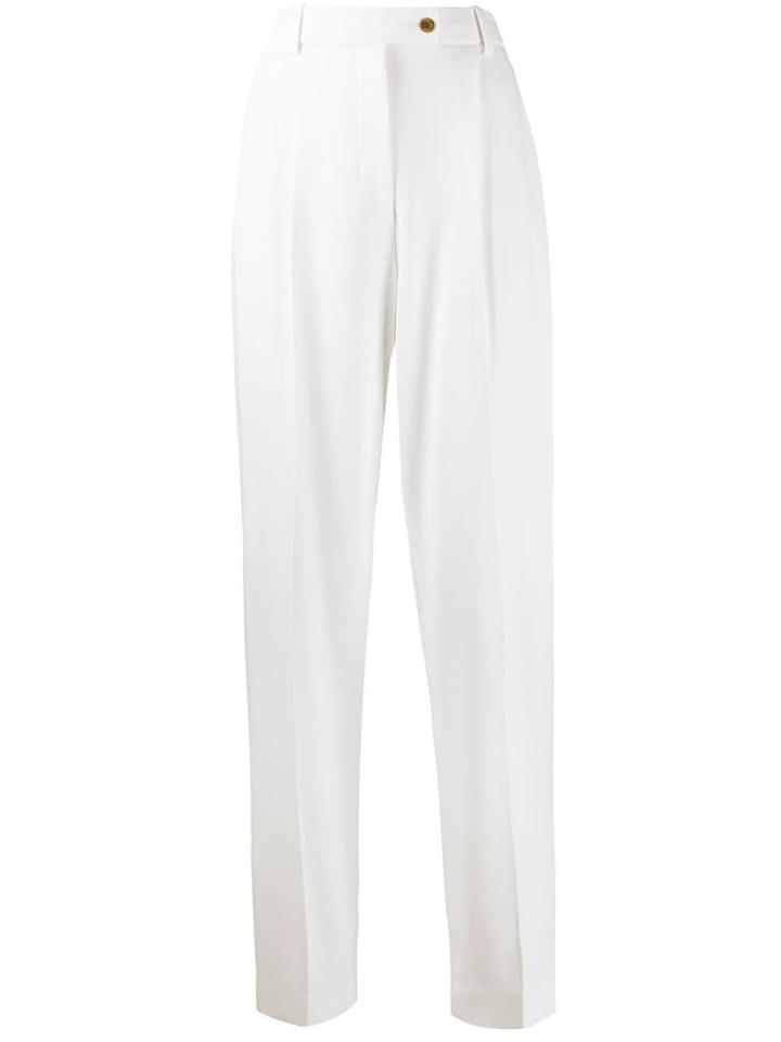Joseph Tailored High Rise Trousers - White