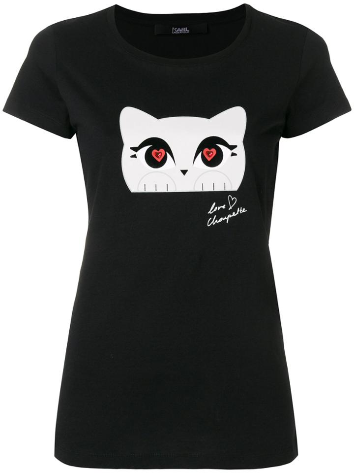 Karl Lagerfeld Choupette T-shirt - Black