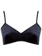Adriana Degreas Velvet Top - Blue
