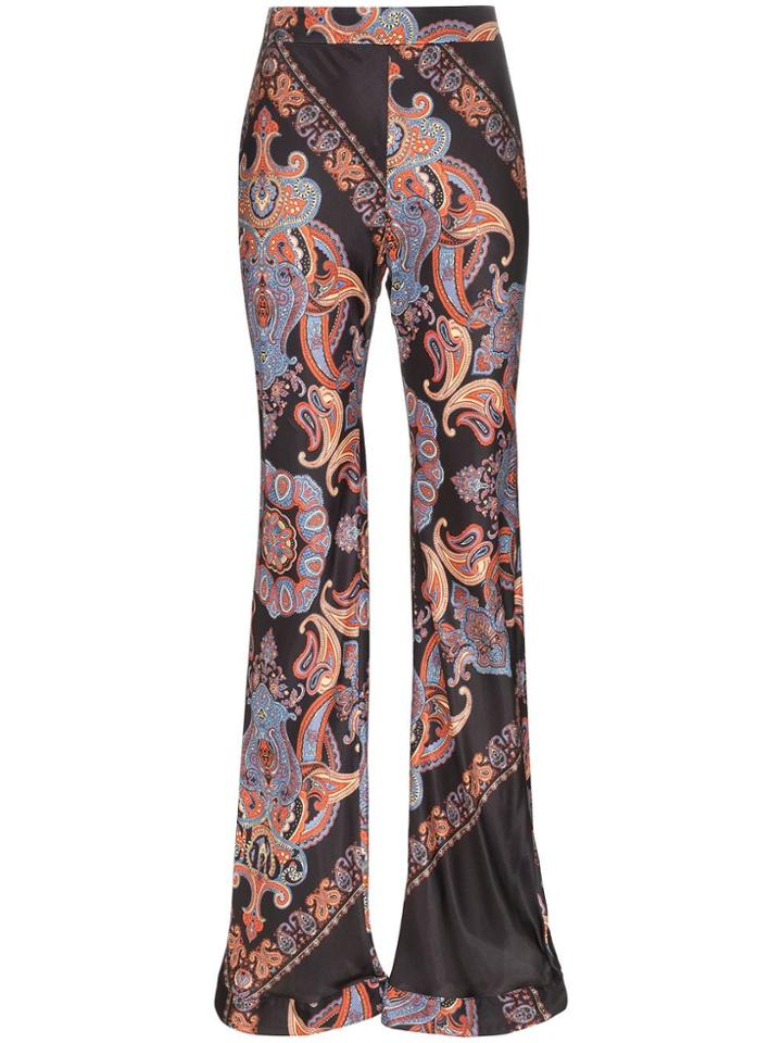 Chloé Persian Print Trousers - Black