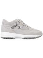 Hogan Lace-up Sneakers - Grey