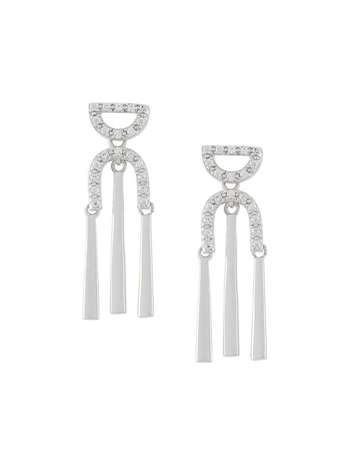 V Jewellery Rita Earrings - Metallic