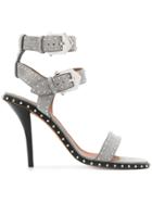 Givenchy Studded Open-toe Sandals - Grey