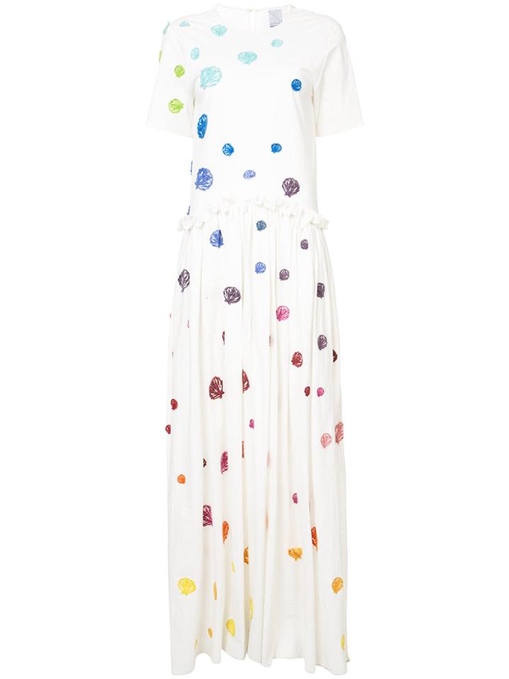 Rosie Assoulin Long T-shirt Dress - White