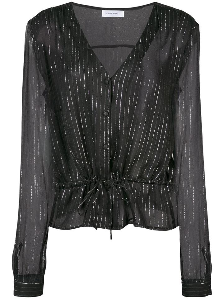 Anine Bing Ramona Blouse - Black