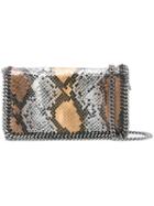 Stella Mccartney - Python Effect Chain Bag - Women - Polyamide/artificial Leather - One Size, Women's, Polyamide/artificial Leather