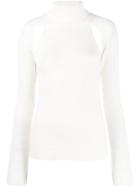 Tom Ford Cashmere Cut Out Sweater - White