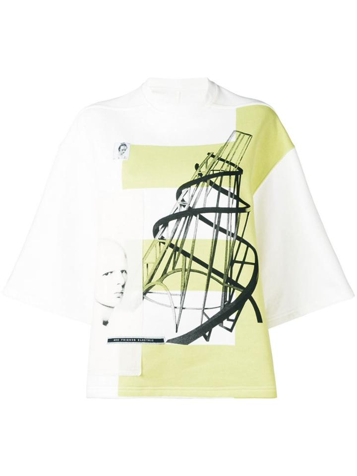 Rick Owens Drkshdw Jumbo Sweater - White