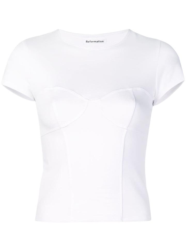 Reformation Hailee T-shirt - White