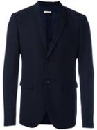 Marni Two Button Blazer, Men's, Size: 50, Blue, Cotton/polyamide/virgin Wool