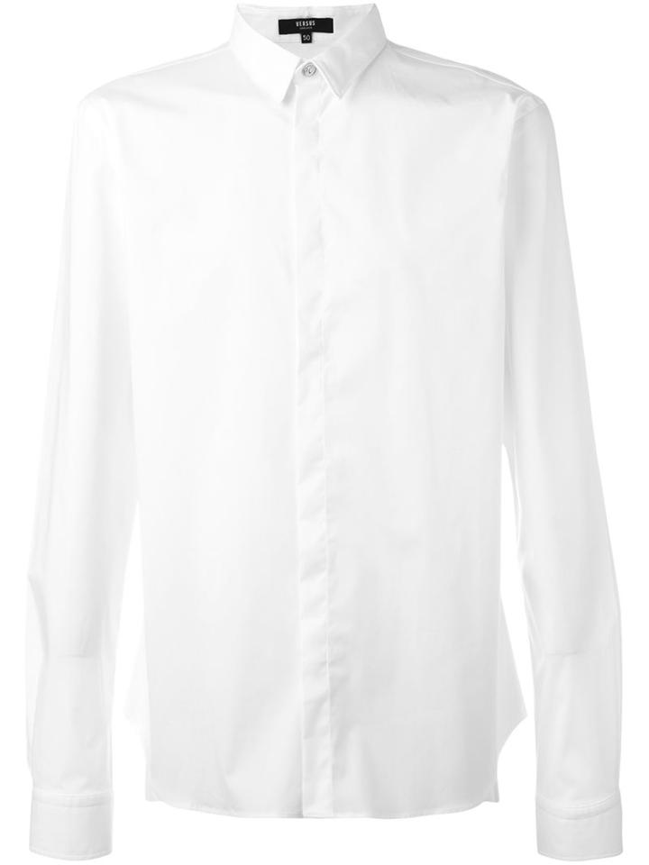 Versus Roulette Lion Head Patch Shirt
