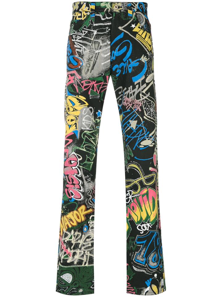 Loewe Printed Straight-leg Jeans - Multicolour
