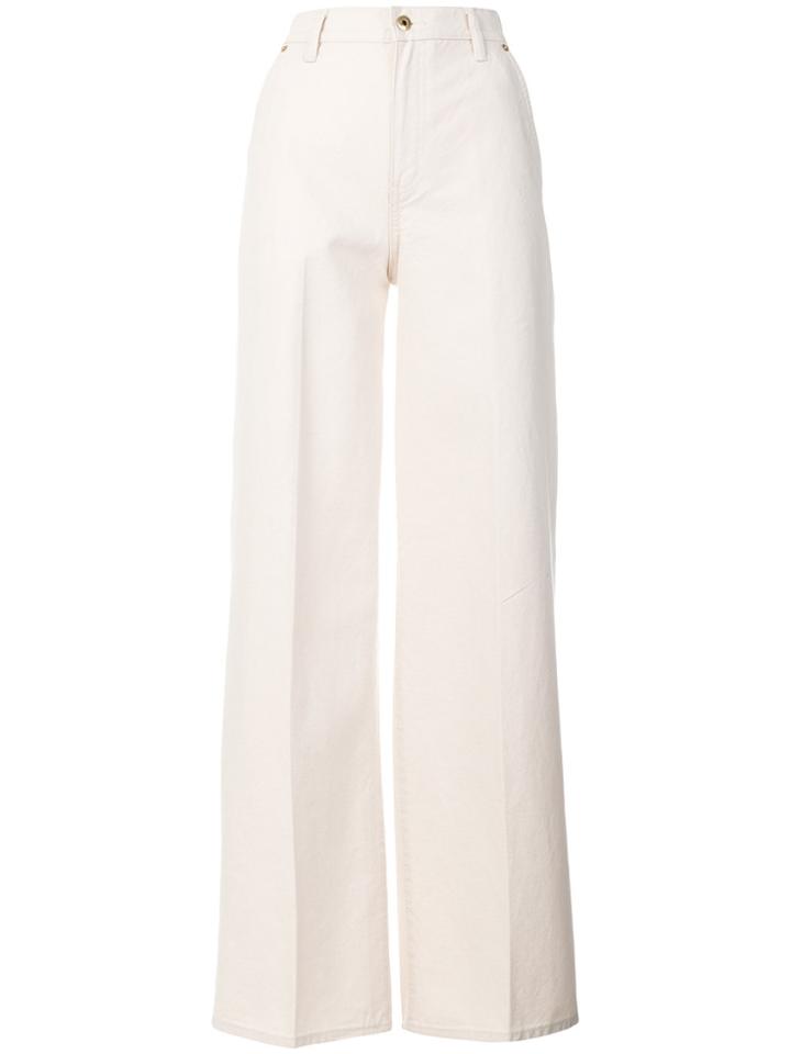 Tory Burch Caroline Jeans - White