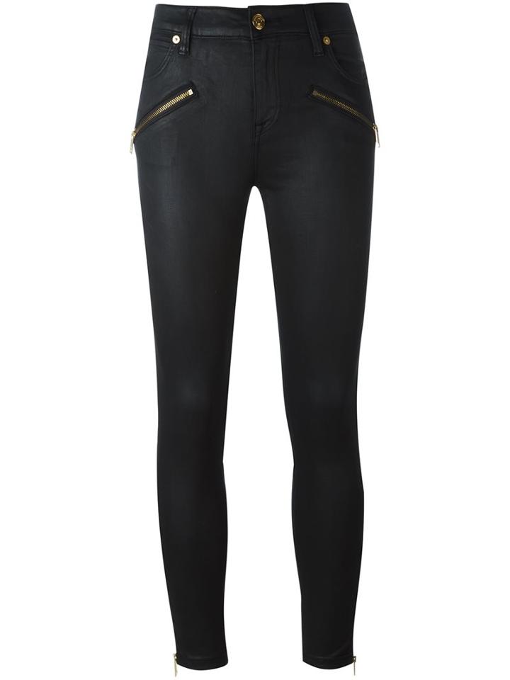 Burberry Skinny High-rise Jeans, Women's, Size: 29, Black, Cotton/polyester