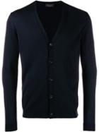 Roberto Collina V-neck Knit Cardigan - Blue