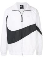 Nike Swoosh Print Track Jacket - White