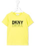 Dkny Kids - Logo Print T-shirt - Kids - Cotton - 4 Yrs, Yellow/orange