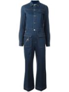 Stella Mccartney Button-up Denim Jumpsuit