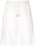 Cédric Charlier Drawstring Waist Shorts - White